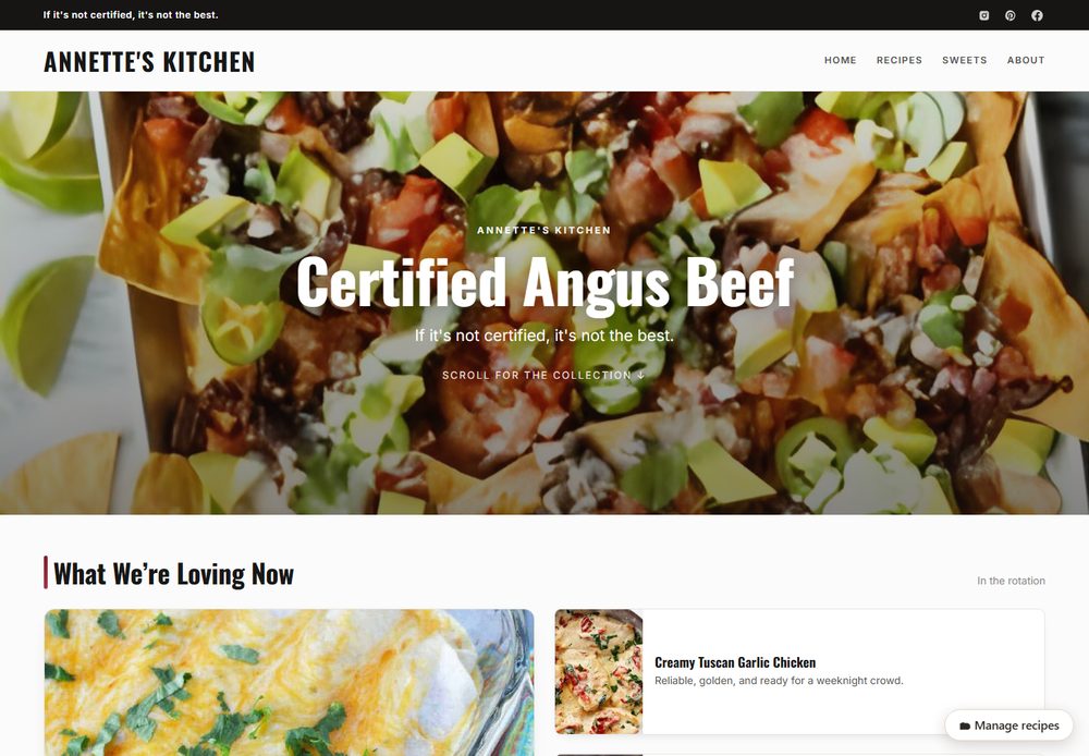Certified Angus Beef style reference