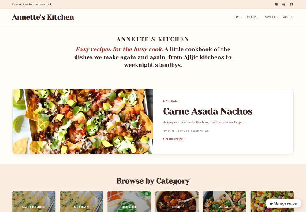 The Country Cook style reference